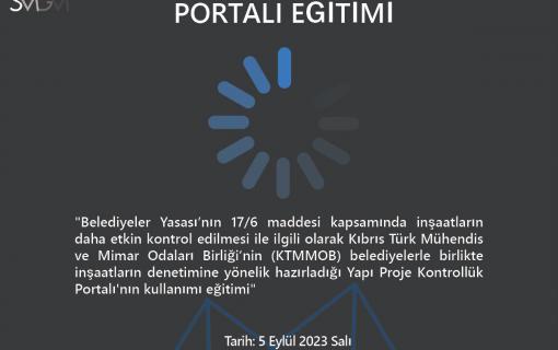 Yapı Proje Kontrollük Portalı kullanım eğitimi 05/09/2023-19.00